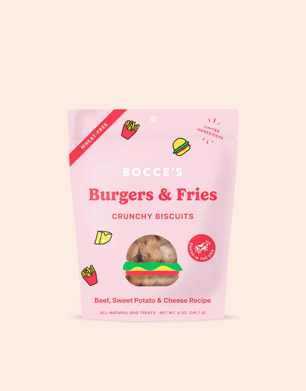 Bocce's Bakery "Burgers & Fries" Dog Treats - Maxdeals77