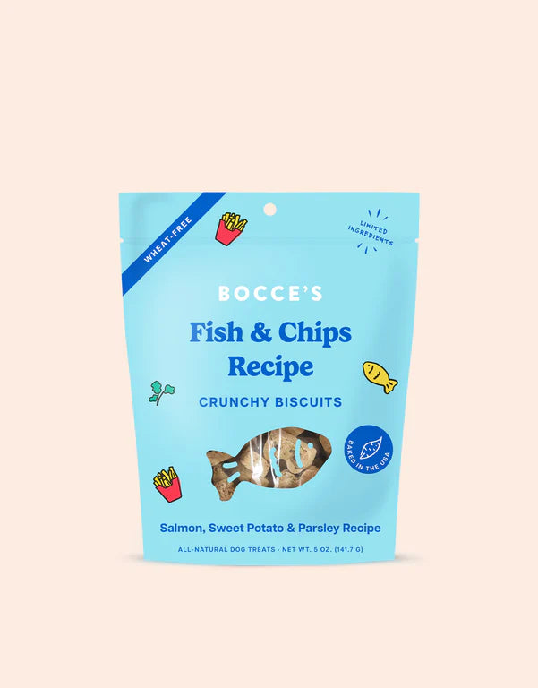 Bocce's "Fish & Chips" Dog Treats - Maxdeals77