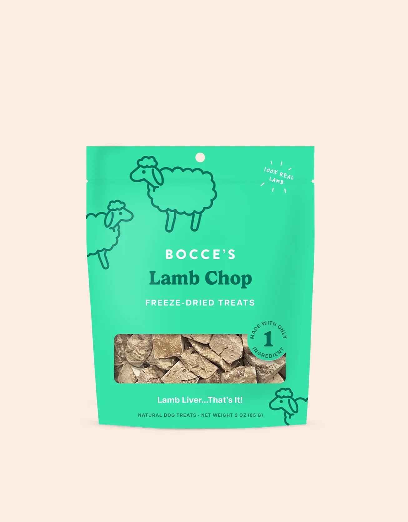 Bocce's "Lamb Chop" Freeze-Dried Dog Treats - Maxdeals77